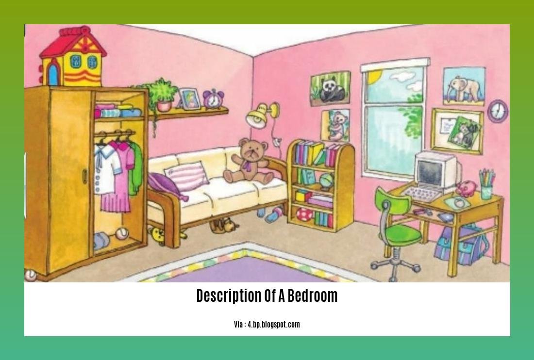 description of a bedroom