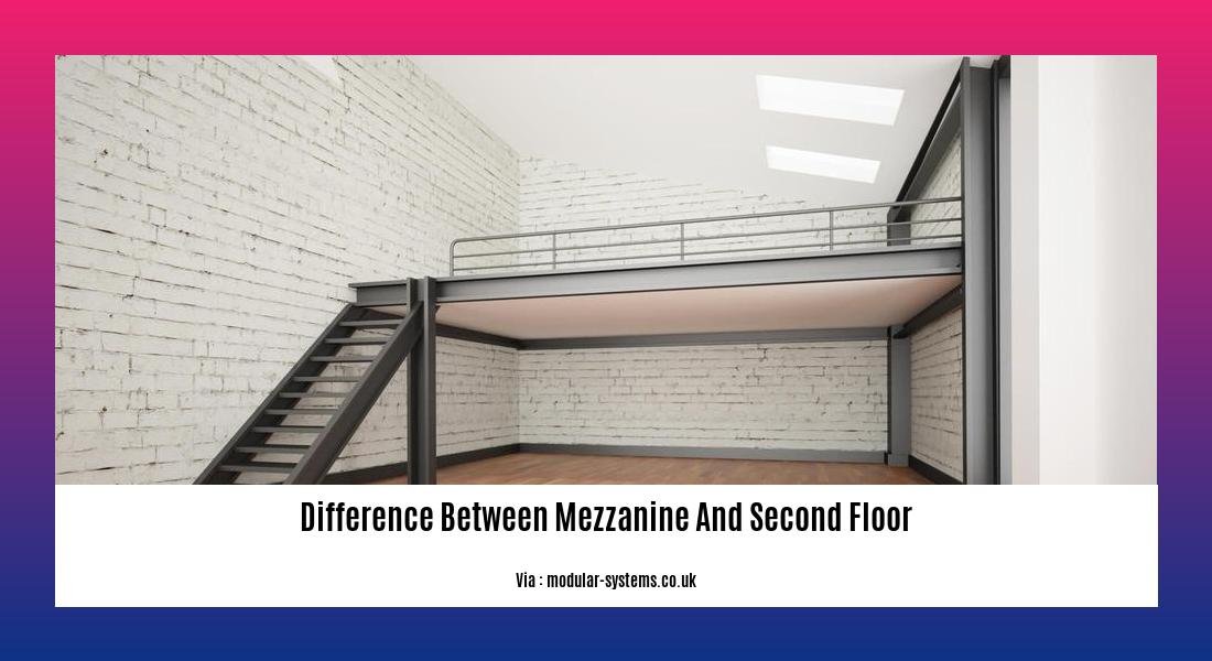 difference between mezzanine and second floor