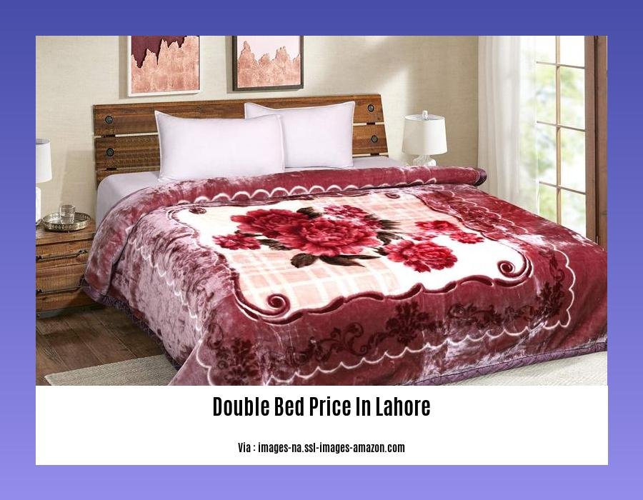 double bed price in lahore