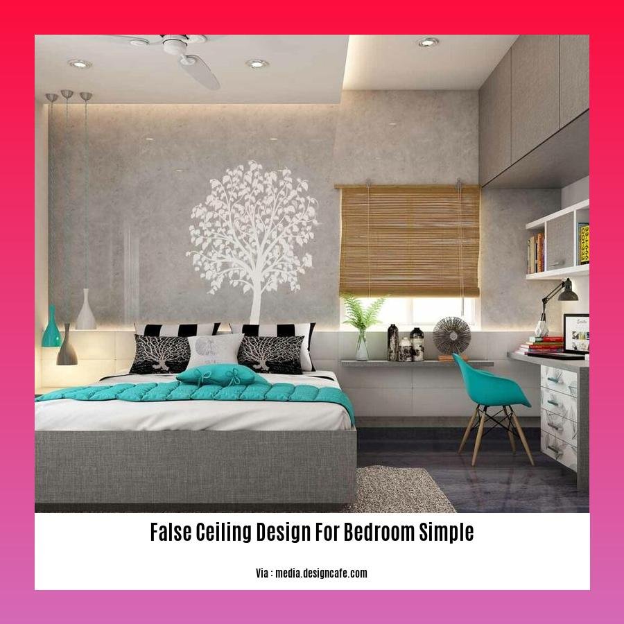 false ceiling design for bedroom simple