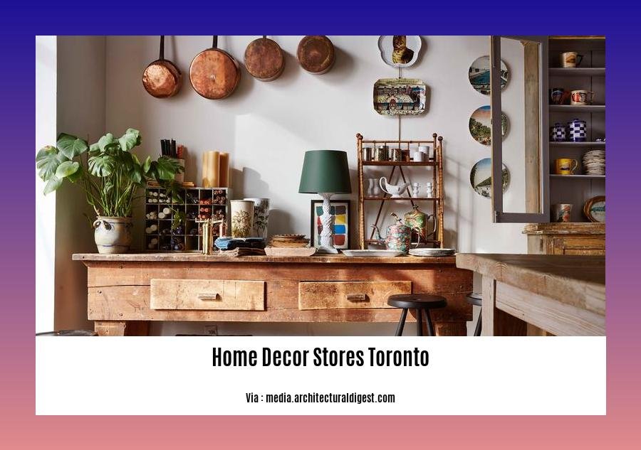 home decor stores toronto