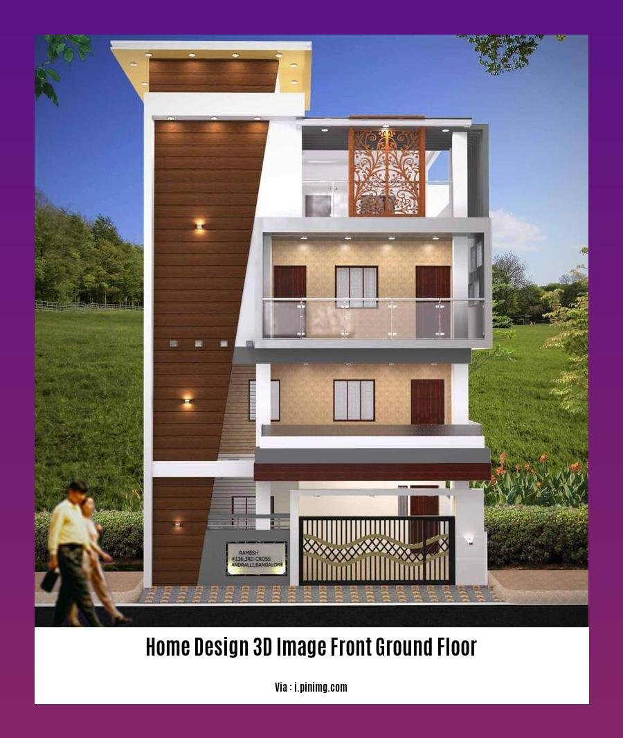 home design 3d image front ground floor
