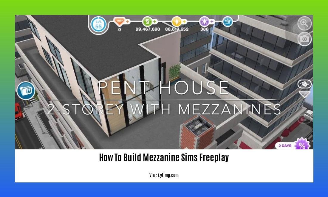 how to build mezzanine sims freeplay