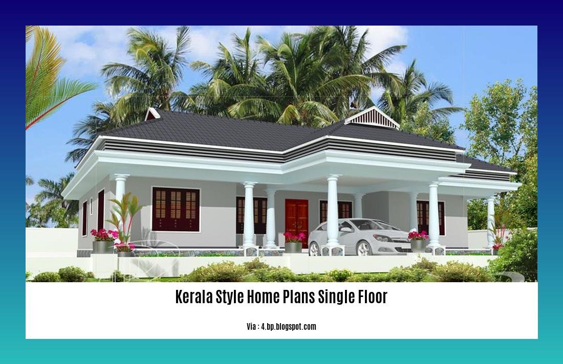 kerala style home plans single floor