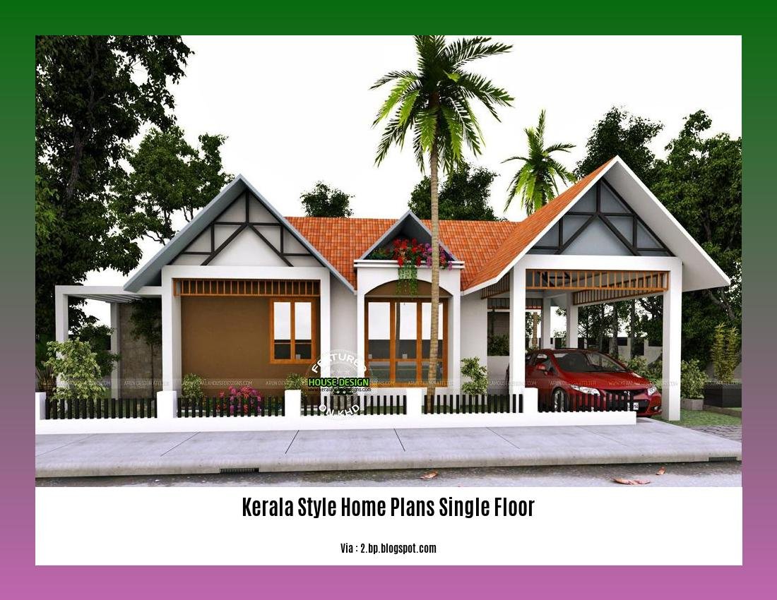 kerala style home plans single floor