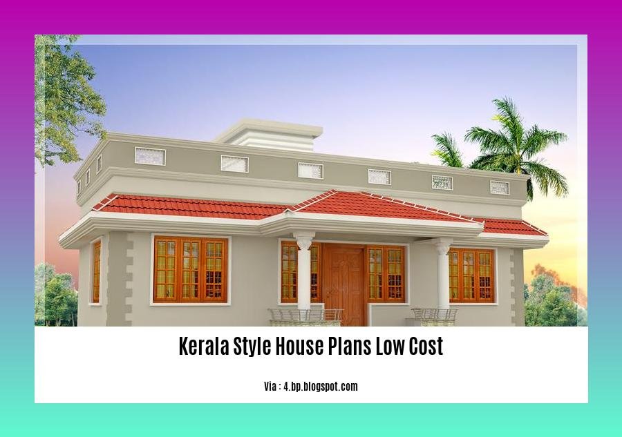 kerala style house plans low cost