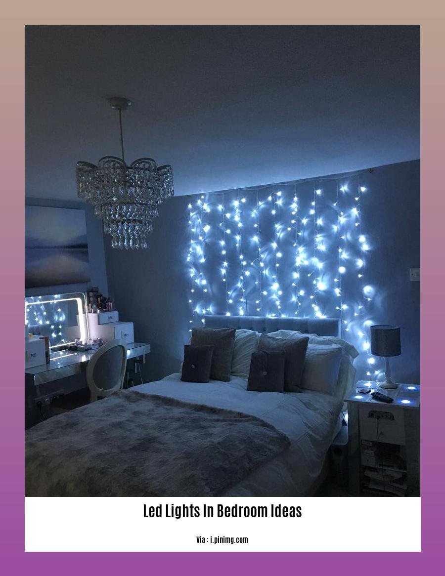 led lights in bedroom ideas