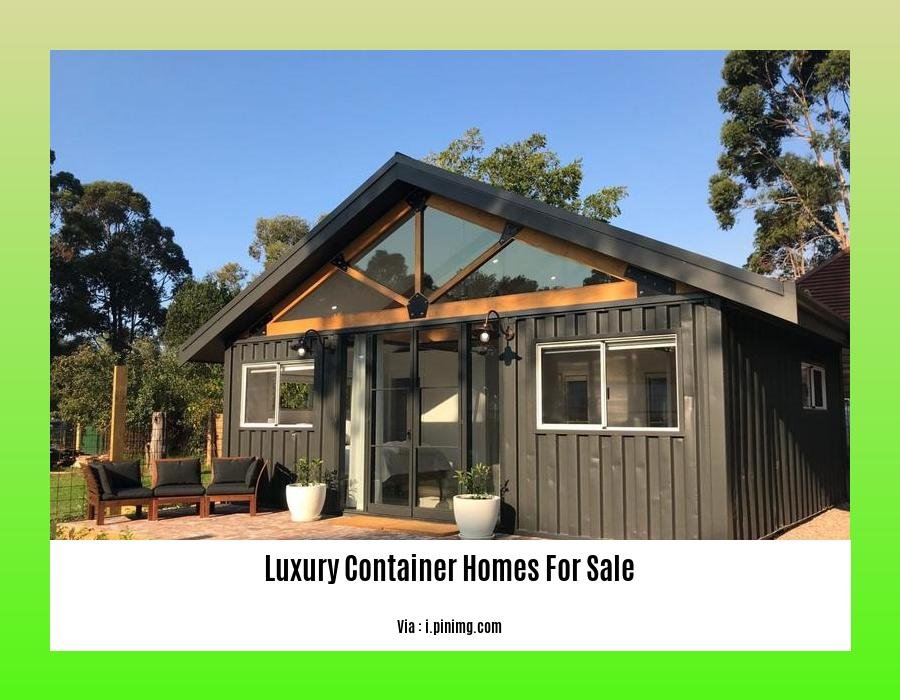 luxury container homes for sale