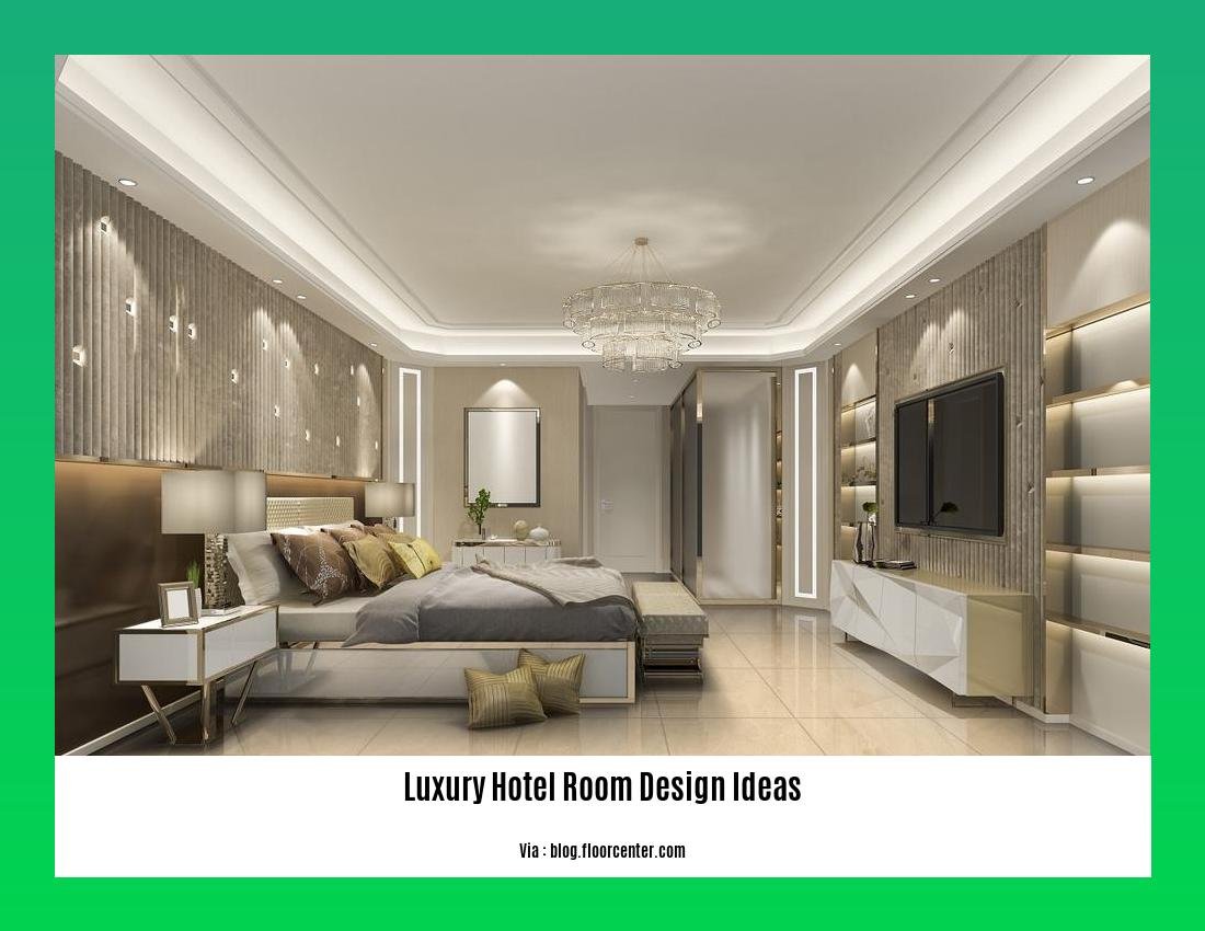 luxury hotel room design ideas