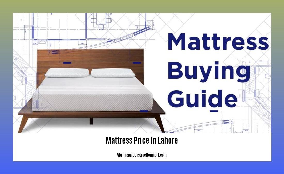 mattress price in lahore