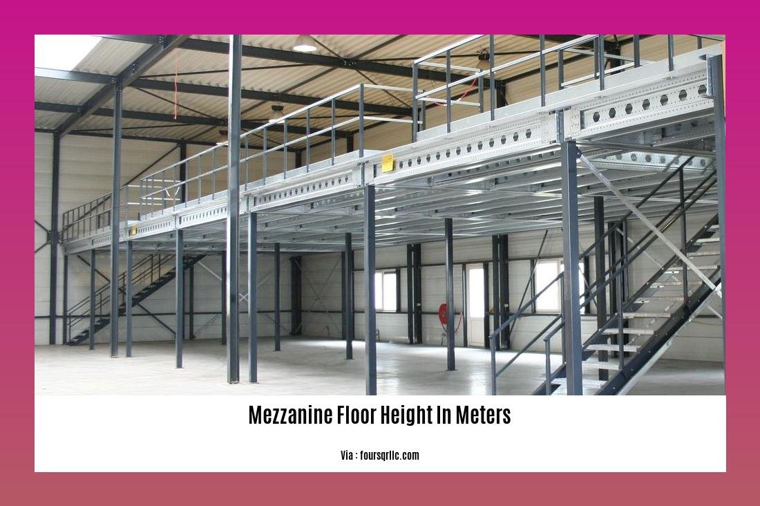 mezzanine floor height in meters
