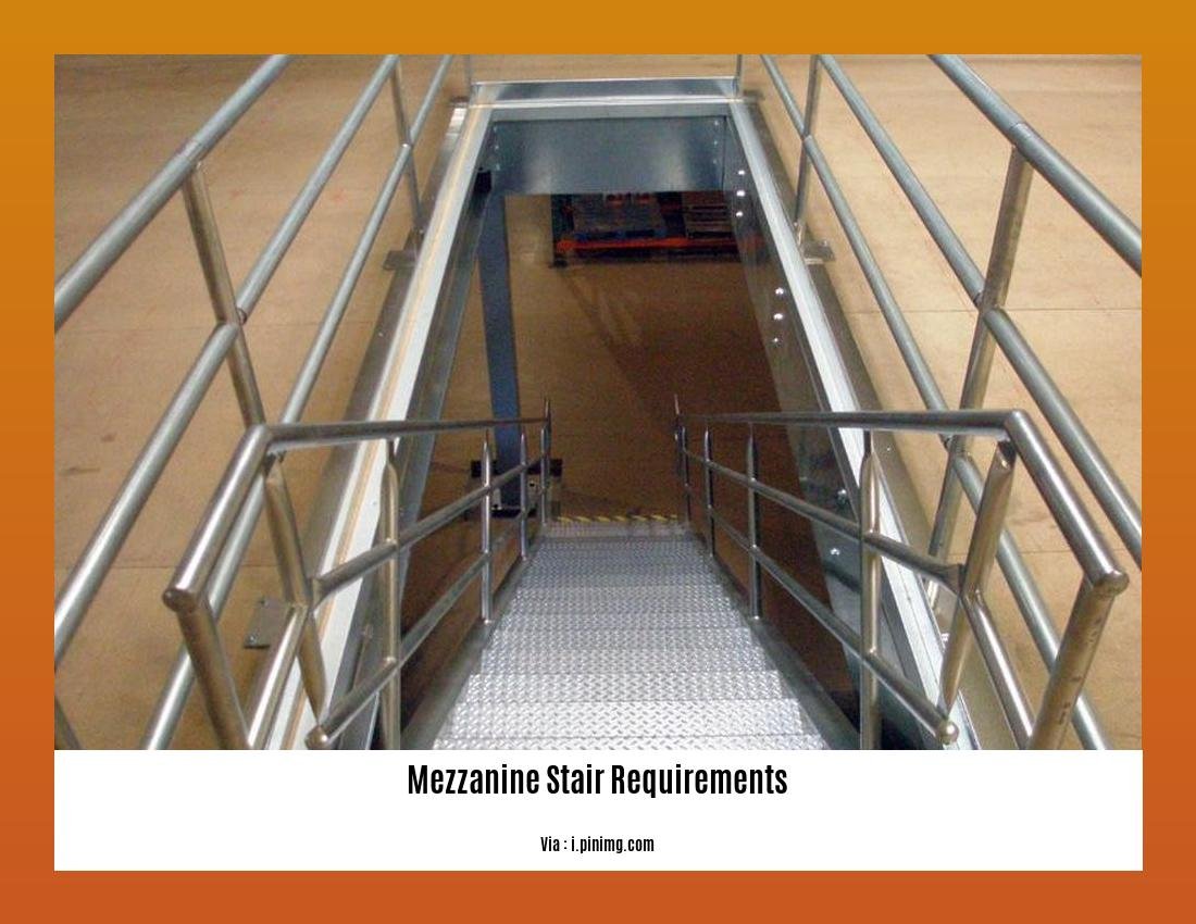 mezzanine stair requirements