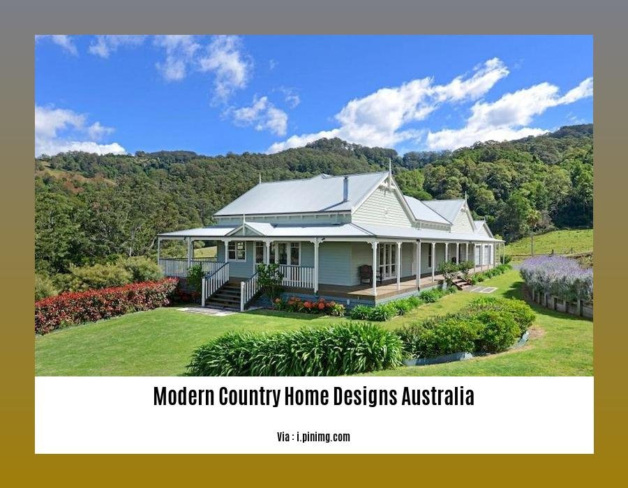 modern country home designs australia