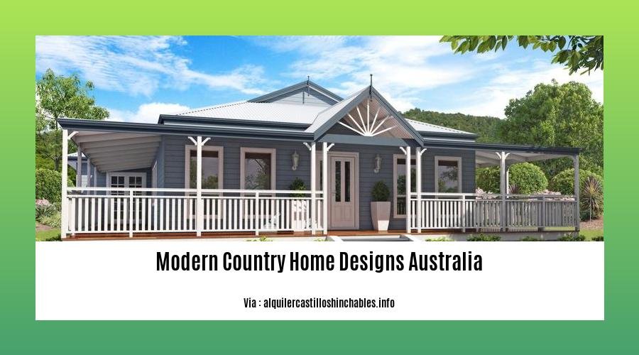 modern country home designs australia