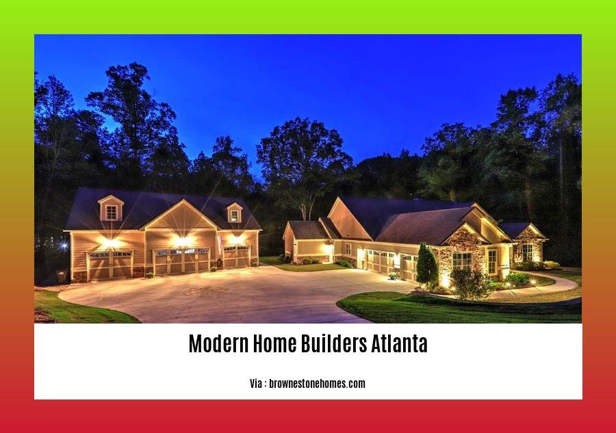 modern home builders atlanta