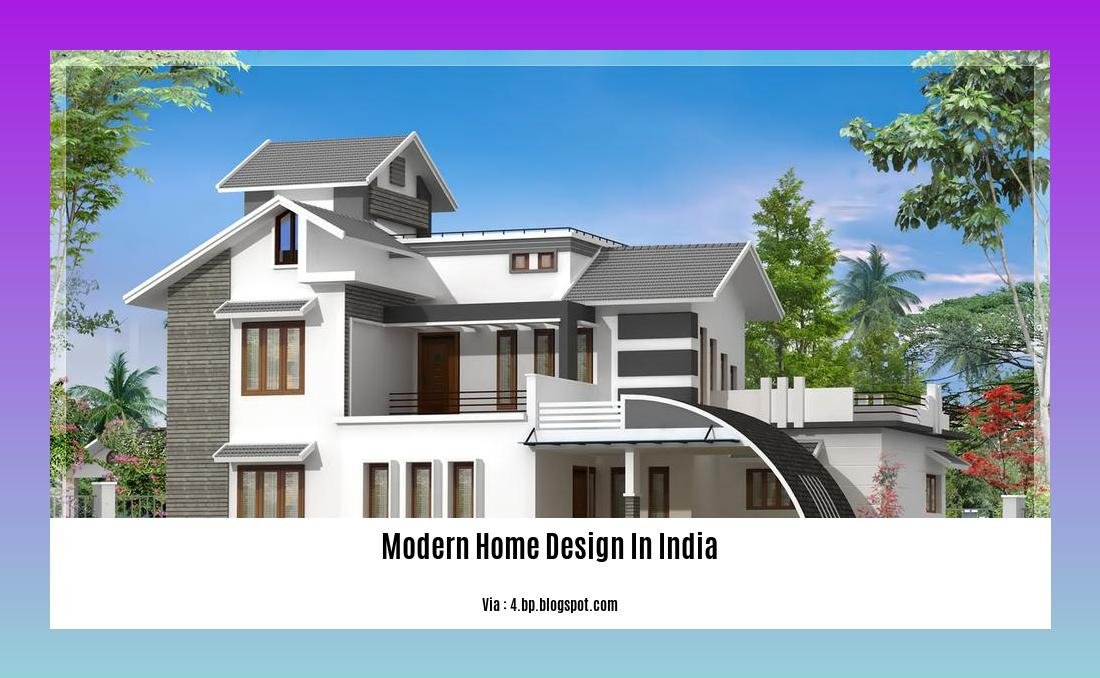 modern home design in india