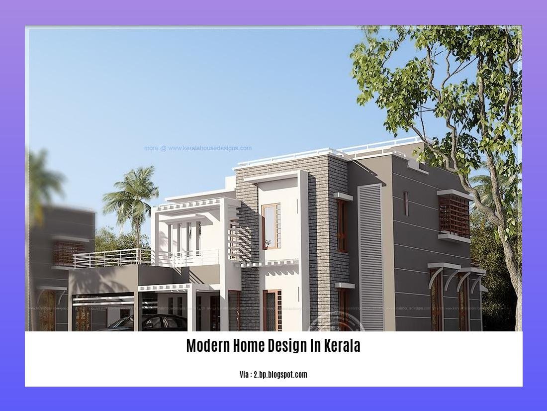 modern home design in kerala