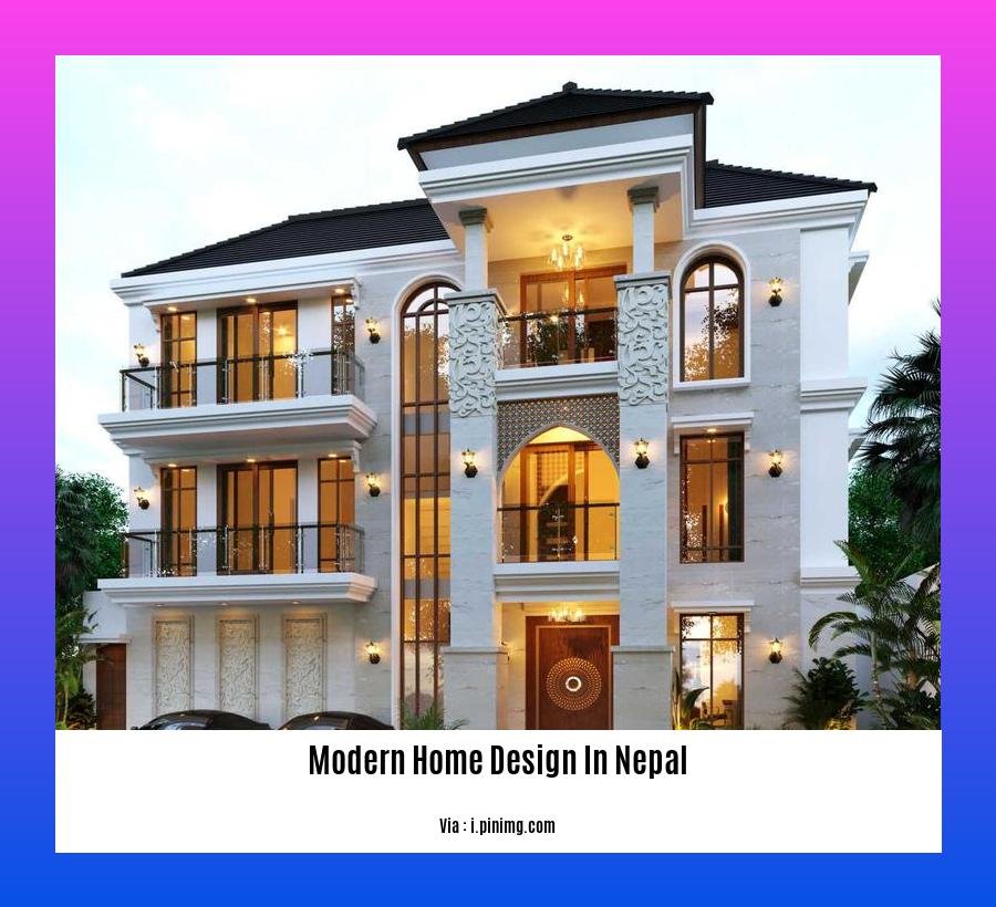 modern home design in nepal