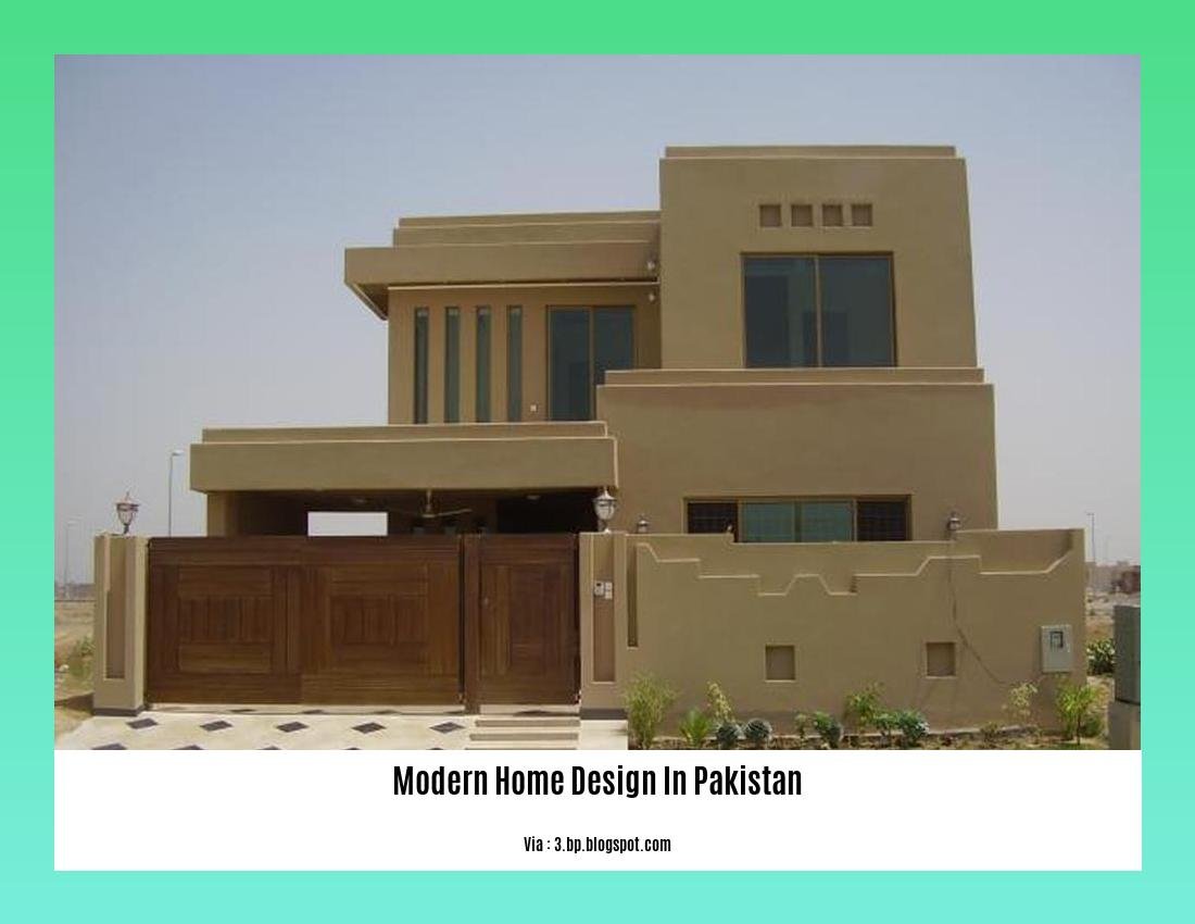 modern home design in pakistan