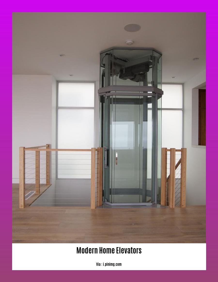 modern home elevators
