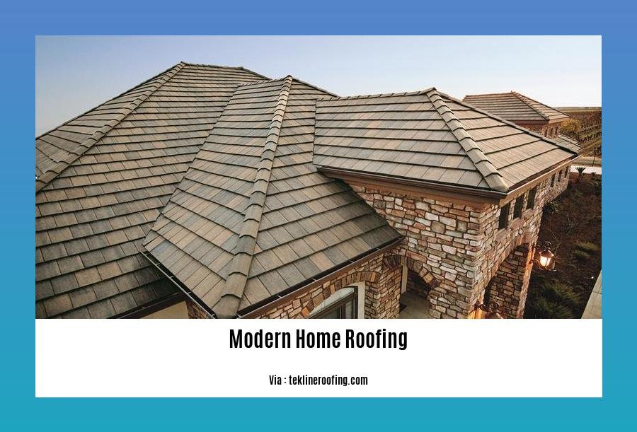 modern home roofing