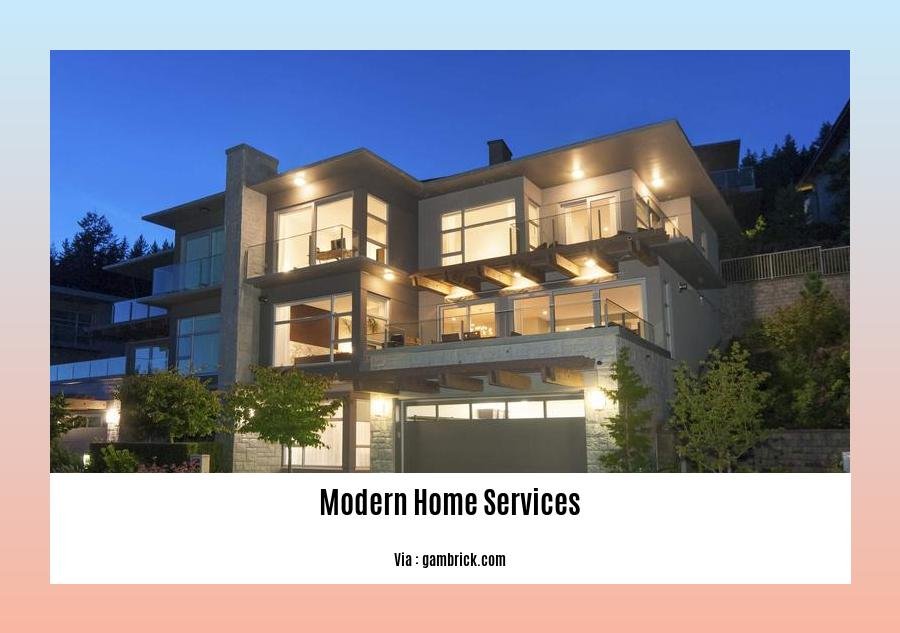 modern home services