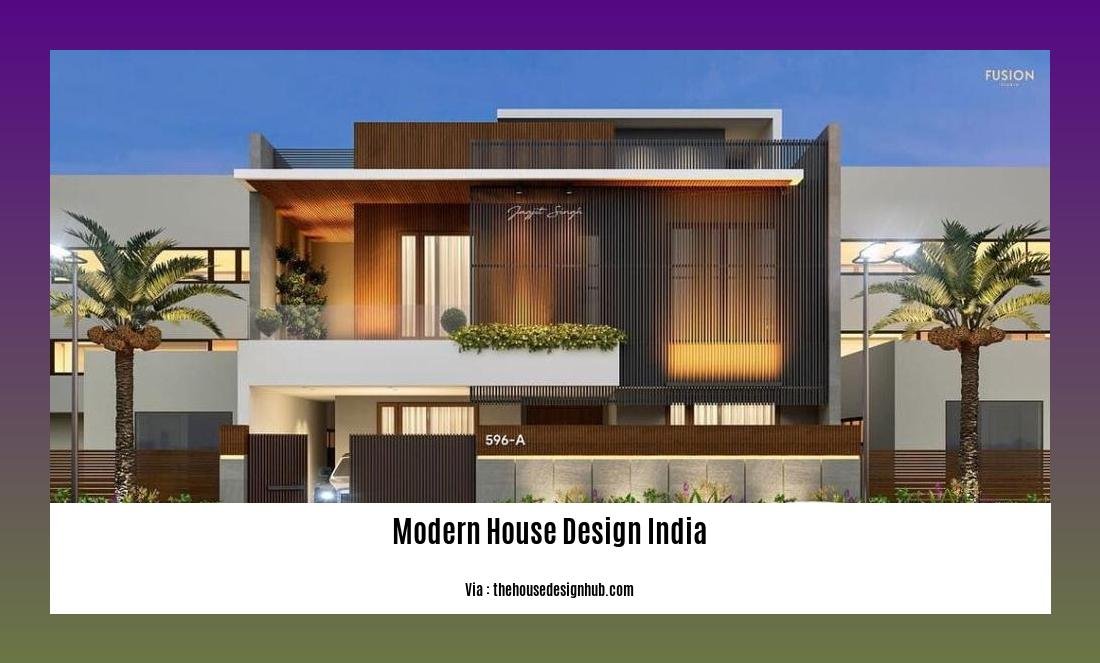 modern house design india