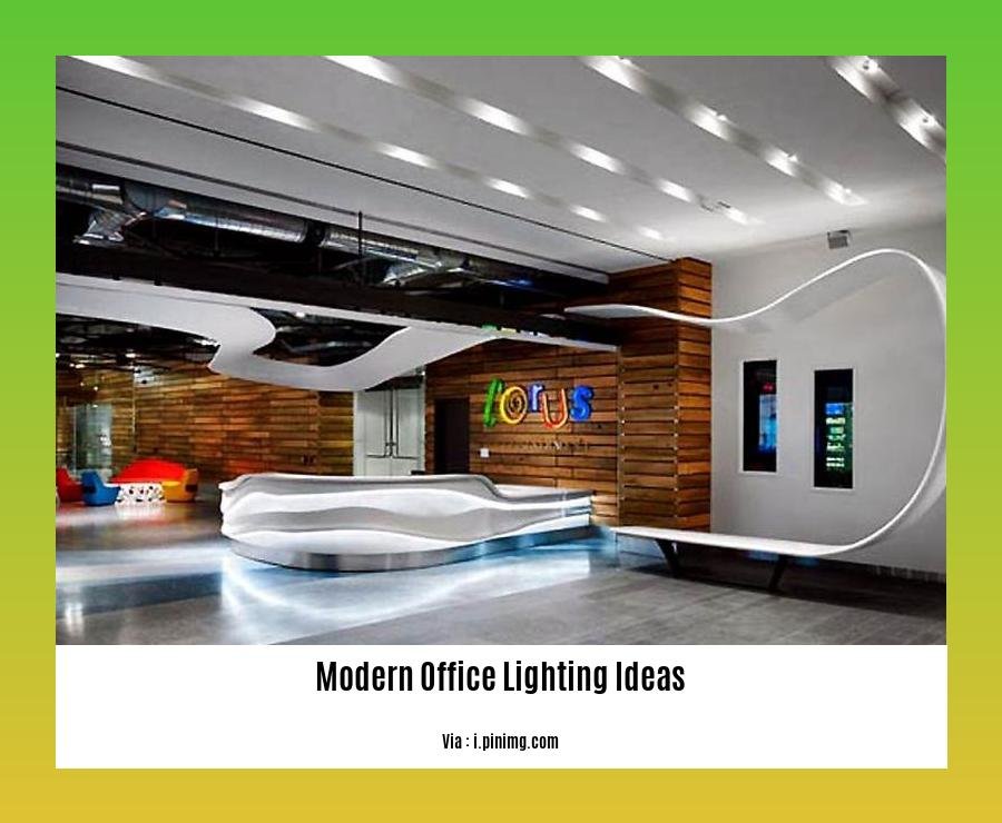 modern office lighting ideas