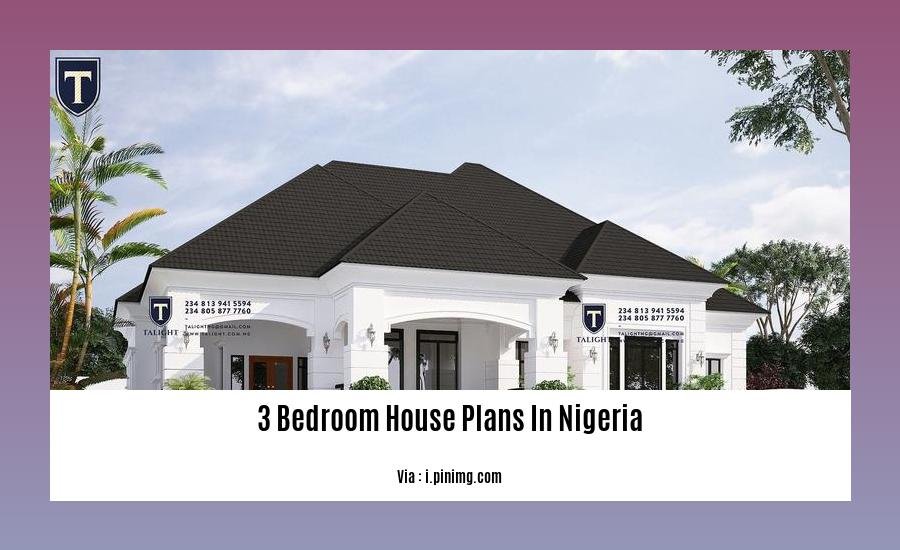 3 bedroom house plans in nigeria