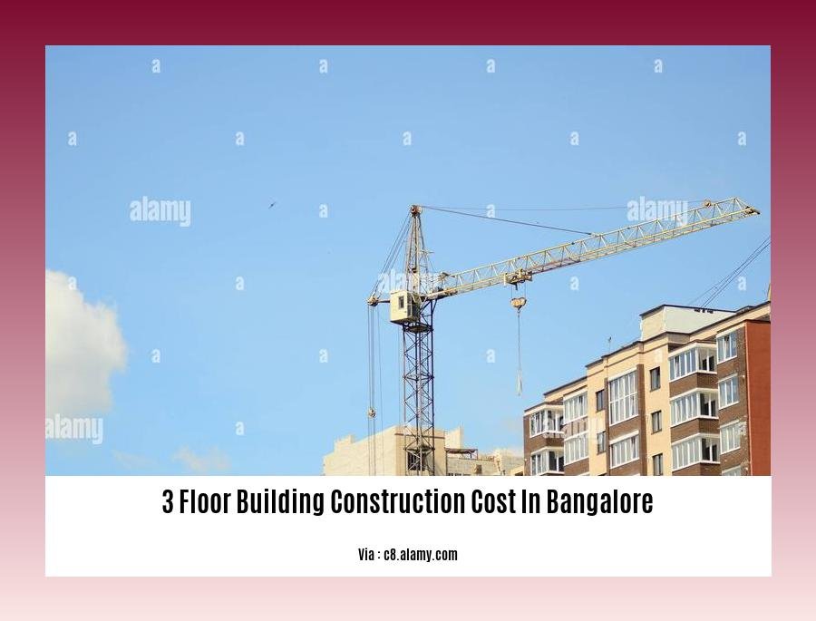 3 floor building construction cost in bangalore