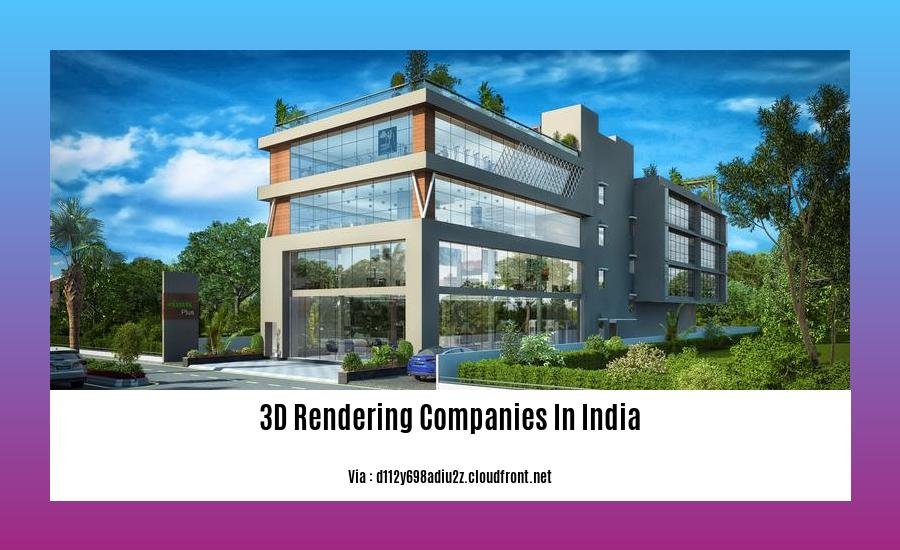 3d rendering companies in india