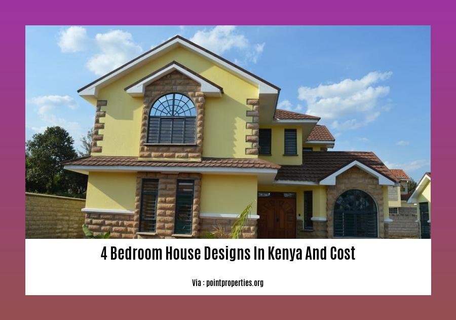 4 bedroom house designs in kenya and cost