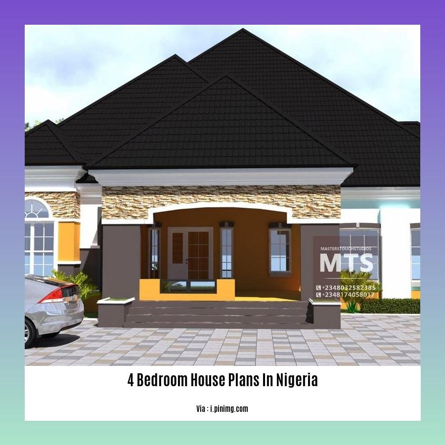 4 bedroom house plans in nigeria
