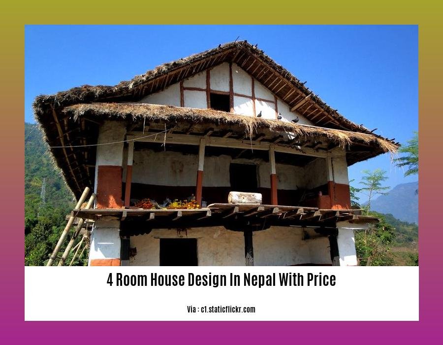4 room house design in nepal with price