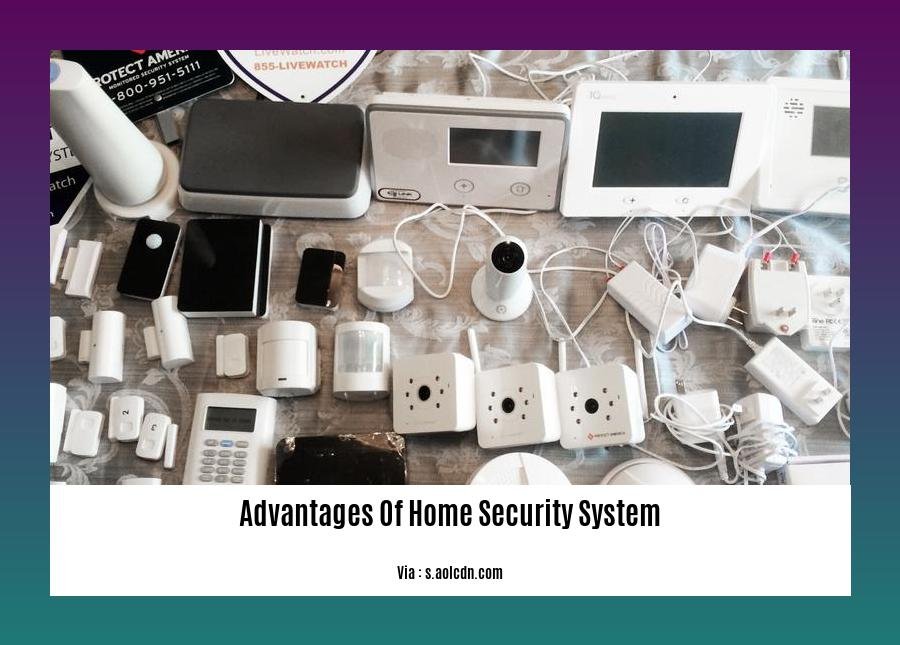 Advantages of home security system