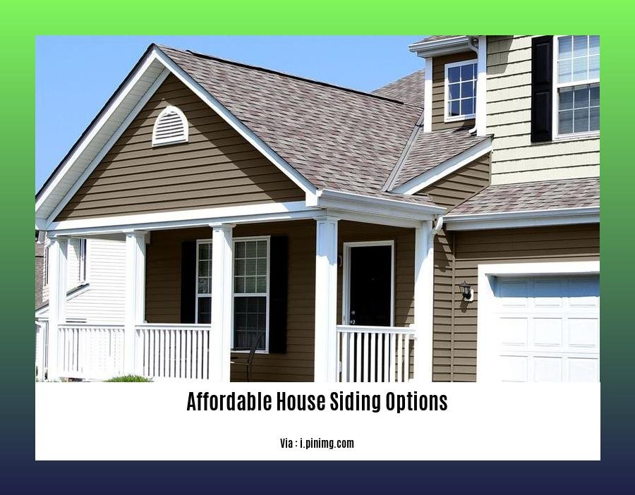 Affordable house siding options