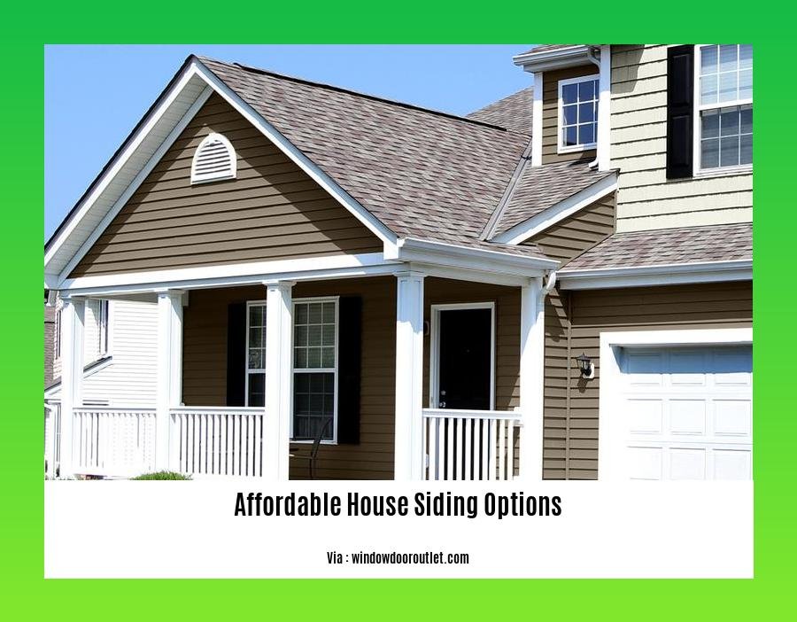 Affordable house siding options