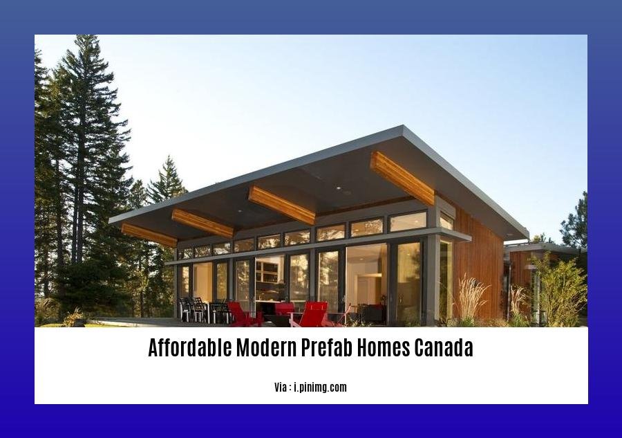 Affordable modern prefab homes canada