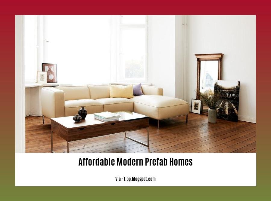 Affordable modern prefab homes