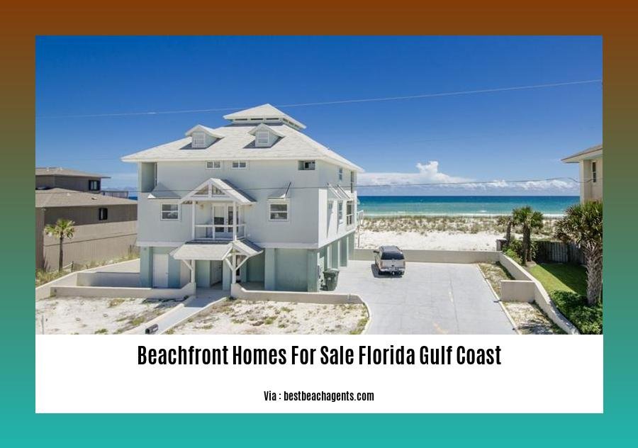Beachfront homes for sale florida gulf coast
