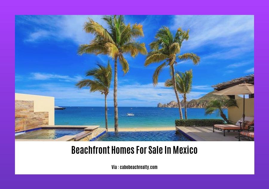 Beachfront homes for sale in mexico