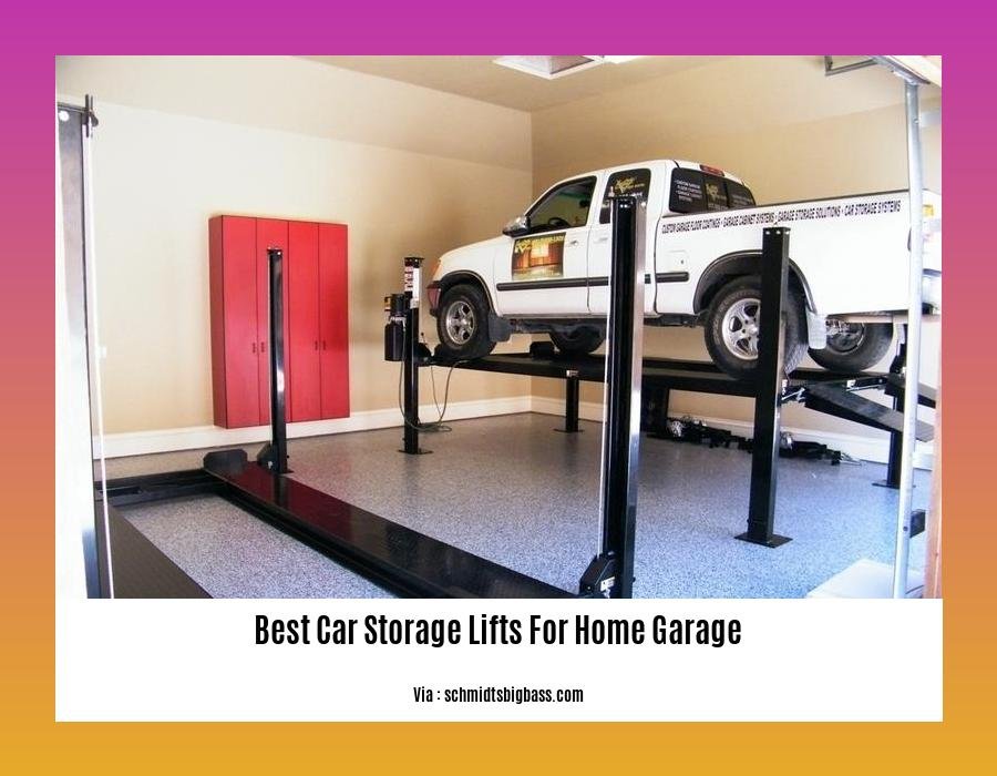 Best car storage lifts for home garage