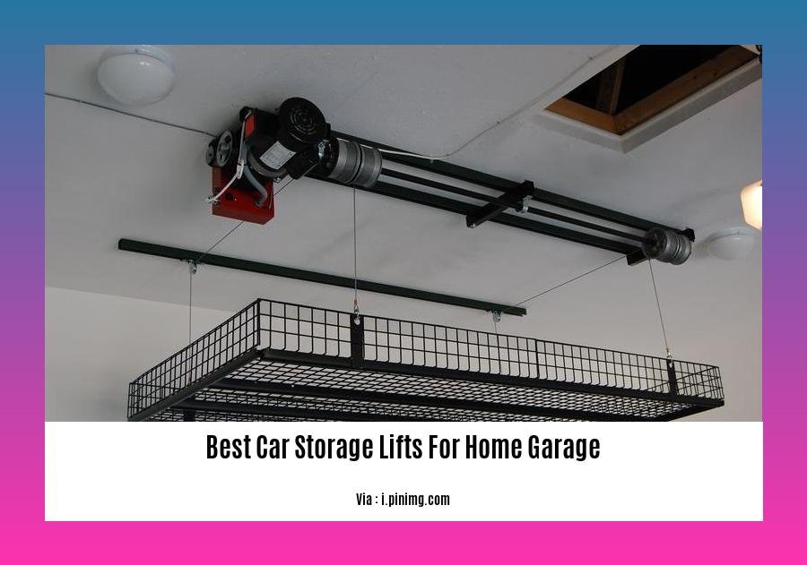 Best car storage lifts for home garage