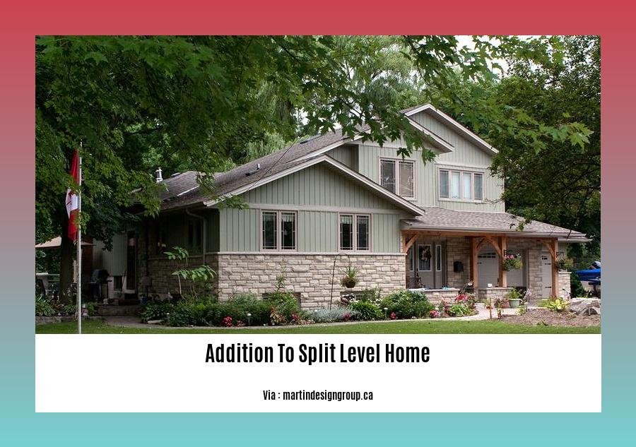 addition to split level home