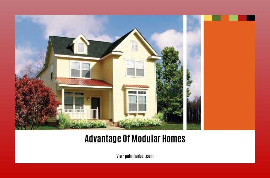 advantage of modular homes