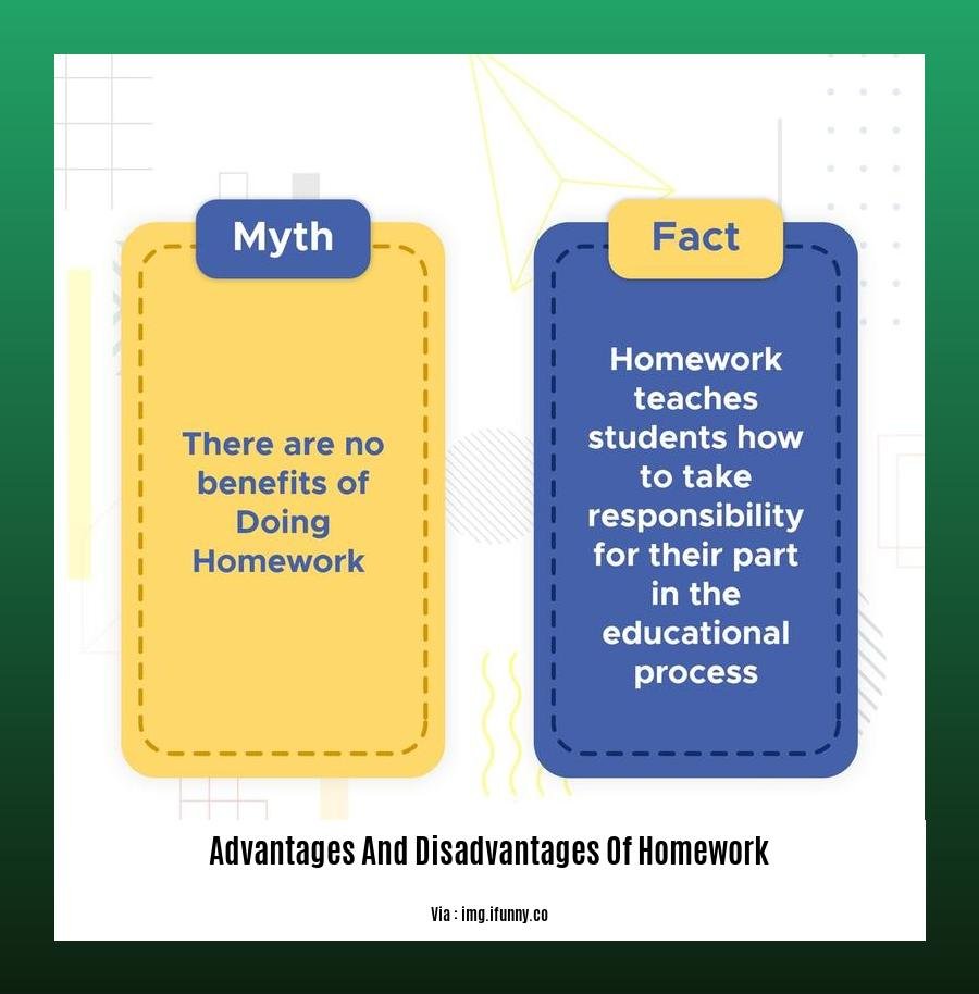 advantages and disadvantages of homework