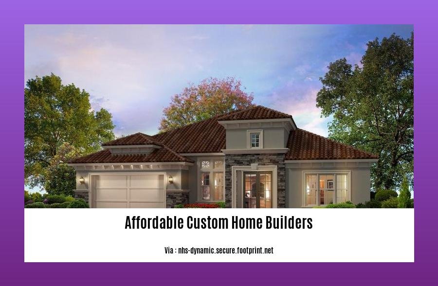 affordable custom home builders