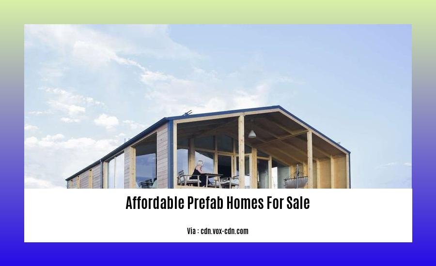 affordable prefab homes for sale