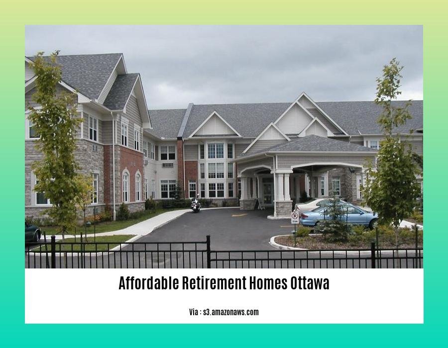 affordable retirement homes ottawa