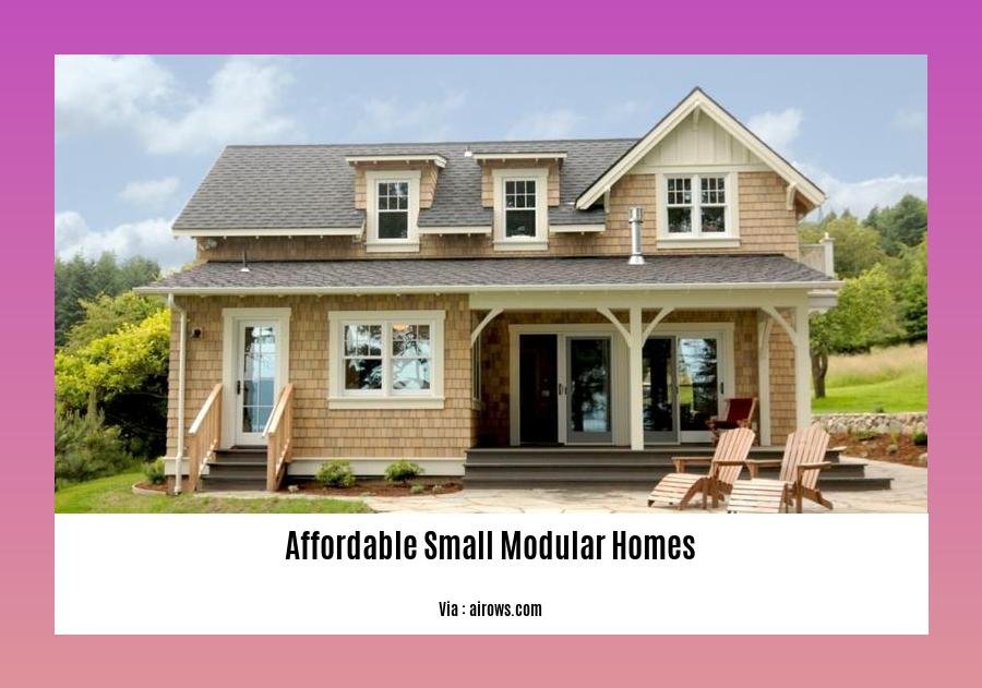 affordable small modular homes